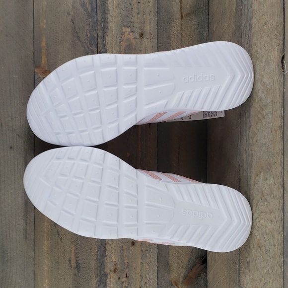 adidas QT Racer 2.0 Women's Everyday Cushioned Shoes Sneakers Vapour Pink/White - Picture 6 of 9